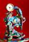 horloge perroquet sculpture - Piet.sO 2025