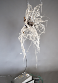 exposition galerie plateforme Paris, communication avec les arbres, Peter Keene et Piet.sO 2019 