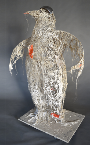 Piet.sO, pietso - contemporary sculpture of penguin.