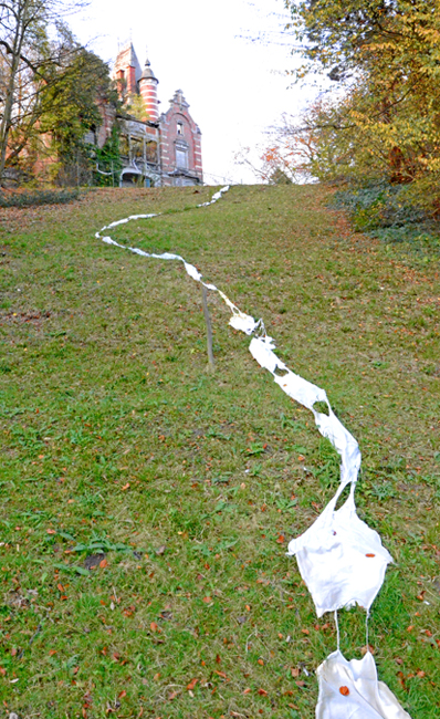 Installation, Parc Tournay-Solvay, Espace Européen pour la sculpture, exposition personnelle Piet.sO 2011