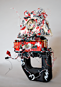 sculpture temps horloge de temps sal - art contemporain  Piet.sO 2025 