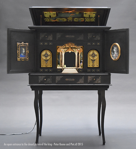 Peter Keene and Piet.sO, cabinet automaton - An open entrance to the closed palace of the king.