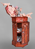 sculpturenow contemporary art - letters cabinet sculpture Piet.sO 2023 