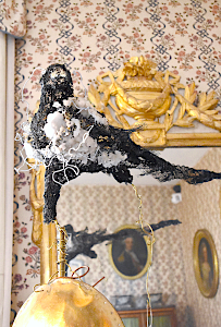 pietso mnemotic contemporary sculpture - art  - magpie Piet.sO 2023 