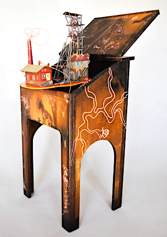  contemporary sculpture  -  mine model 